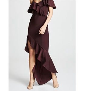 dRA Luca Dress in Plum - Asymmetrical Bias High-Low Dress